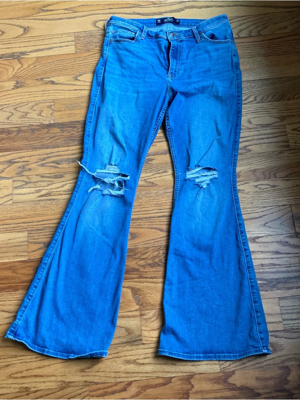 Hollister high rise vintage flare soft stretch jeans 15R 32W 32L